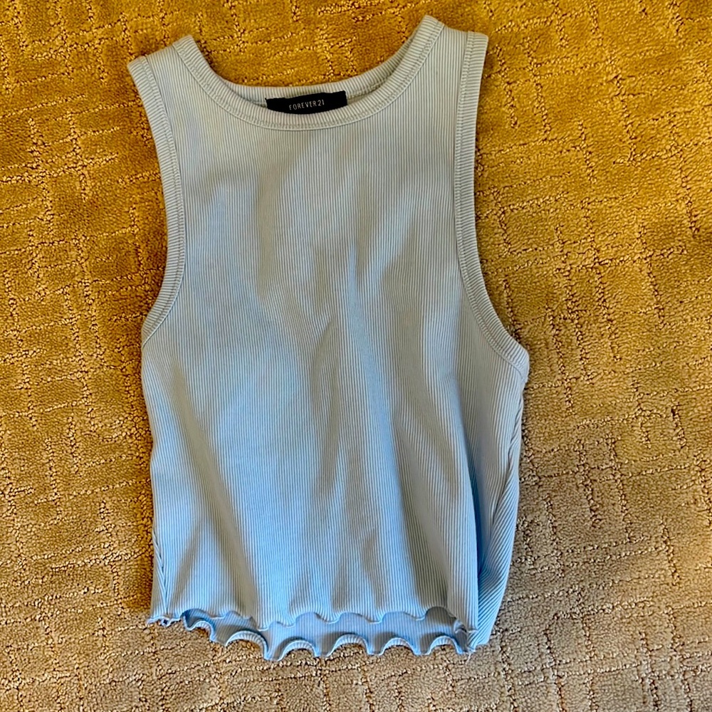 Blue tank
